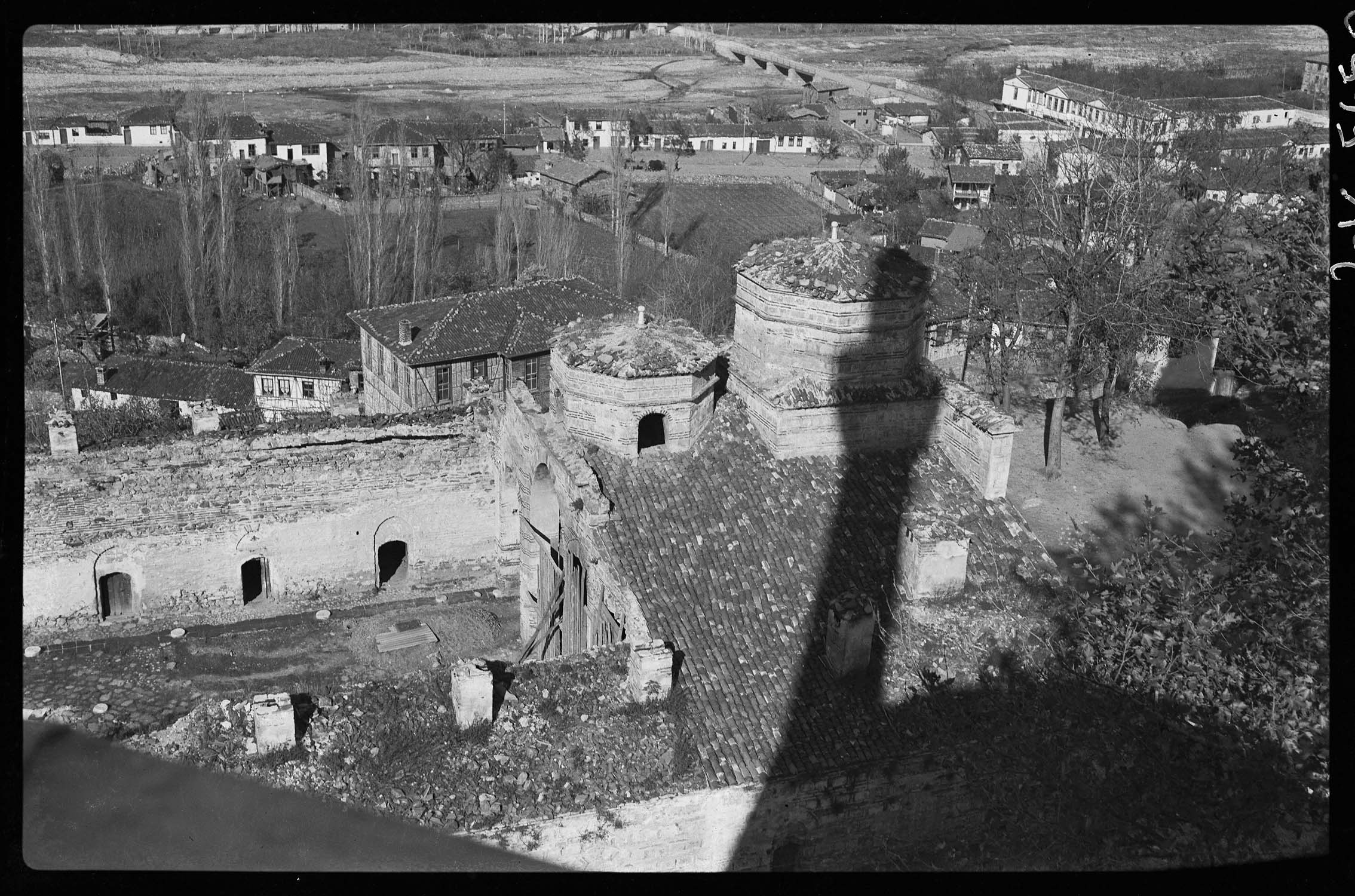 Vue du haut du minaret de la mosquée voisine